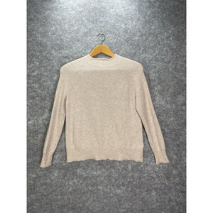 J. Crew Factory Light Beige Crew Neck Sweater
